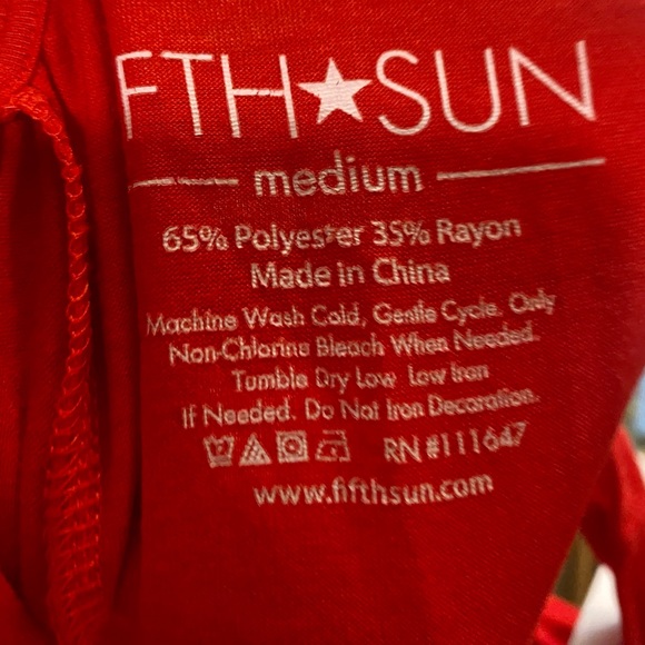 Fifth Sun Patriotic Stars and Strips Embroidered Tank Top - Picture 3 of 7